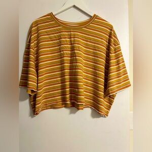 Arizona Jean Co. Orange, Green, and Red Crop top, XXL​